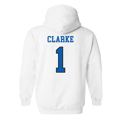 UNC Asheville - NCAA Men's Basketball : Julian Clarke - Classic Shersey Hooded Sweatshirt-1