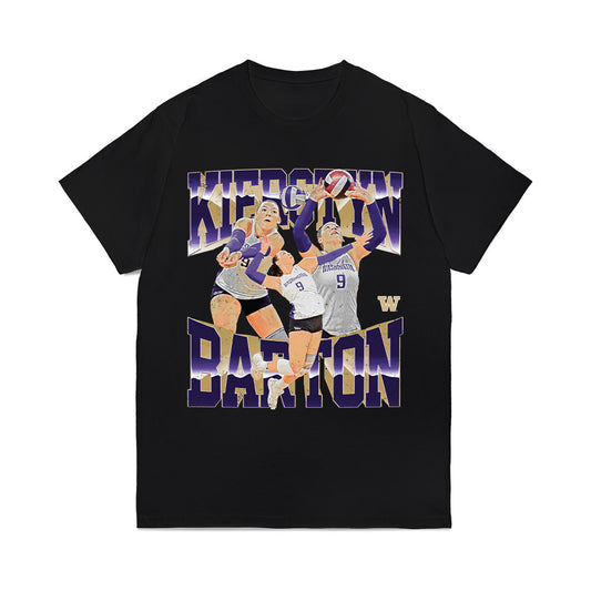 Washington - NCAA Women's Volleyball : Kierstyn Barton - Comfort Colors T-Shirt-0
