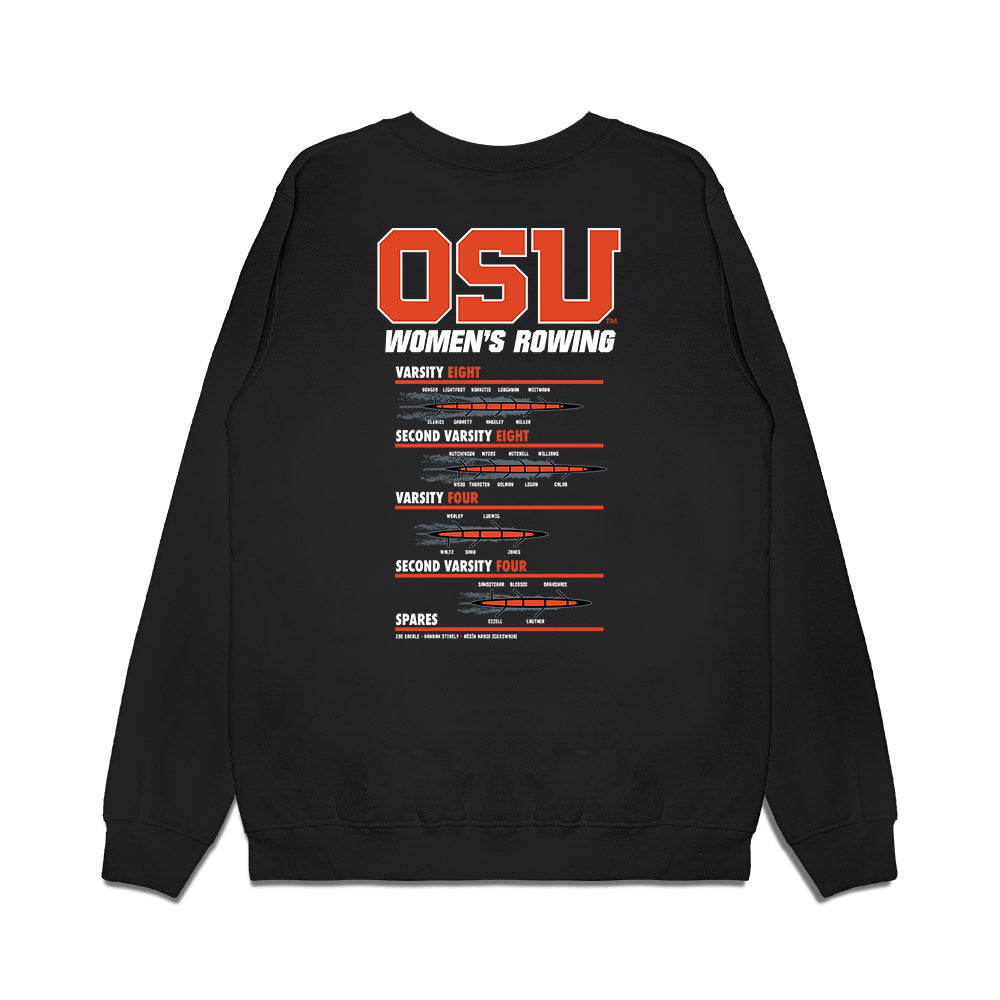 Oregon State - NCAA Women's Rowing : - Premium Crewneck Sweatshirt-1