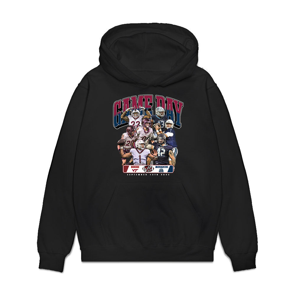 Virginia Tech - NCAA Football : - Premium Hooded Sweatshirt-0