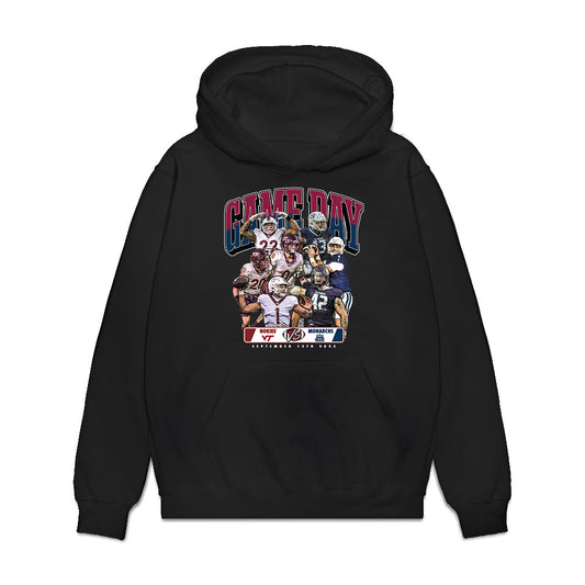 Virginia Tech - NCAA Football : - Premium Hooded Sweatshirt-0
