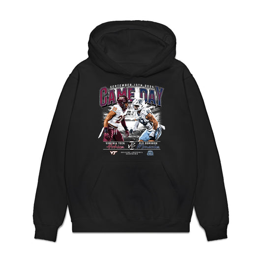 Virginia Tech - NCAA Football : - Premium Hooded Sweatshirt-0