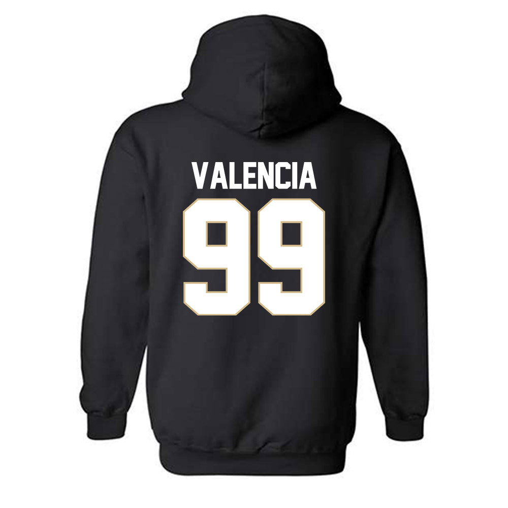 PFW - NCAA Men's Soccer : David Valencia - Classic Shersey Hooded Sweatshirt-1