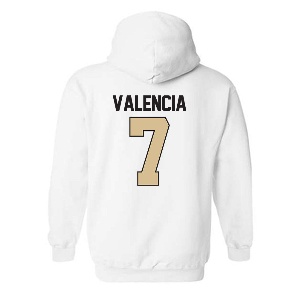 PFW - NCAA Men's Soccer : Marco Valencia - Classic Shersey Hooded Sweatshirt-1