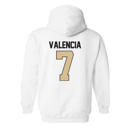 PFW - NCAA Men's Soccer : Marco Valencia - Classic Shersey Hooded Sweatshirt-1