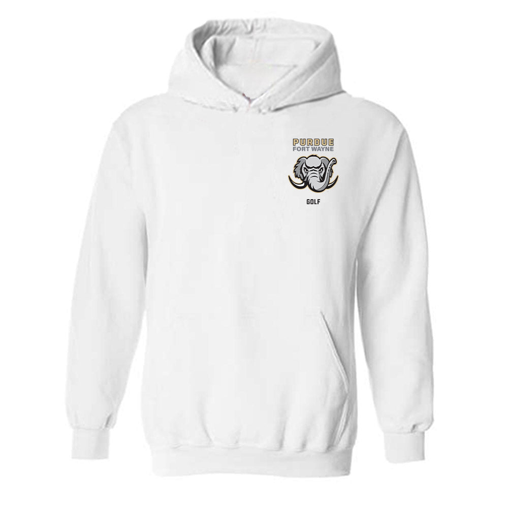 PFW - NCAA Men's Golf : Caden Baker - Classic Shersey Hooded Sweatshirt-0