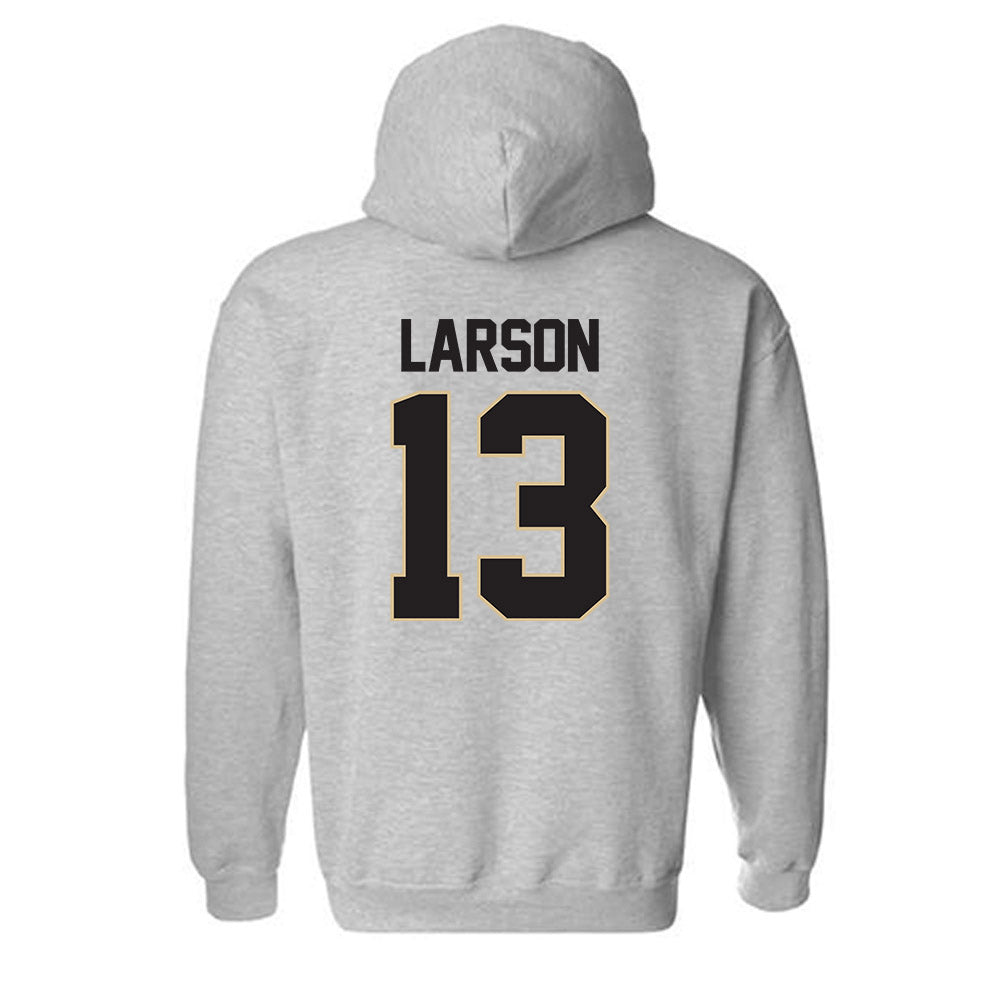 PFW - NCAA Men's Soccer : Richard Larson - Classic Shersey Hooded Sweatshirt-1