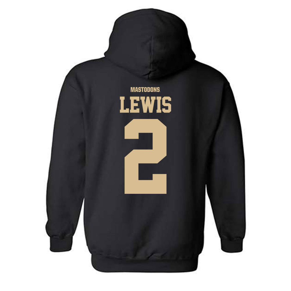 PFW - NCAA Men's Basketball : DeAndre Lewis - Classic Shersey Hooded Sweatshirt-1