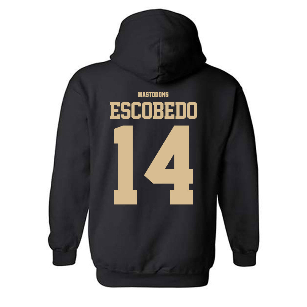 PFW - NCAA Men's Soccer : Jonny Escobedo - Classic Shersey Hooded Sweatshirt-1