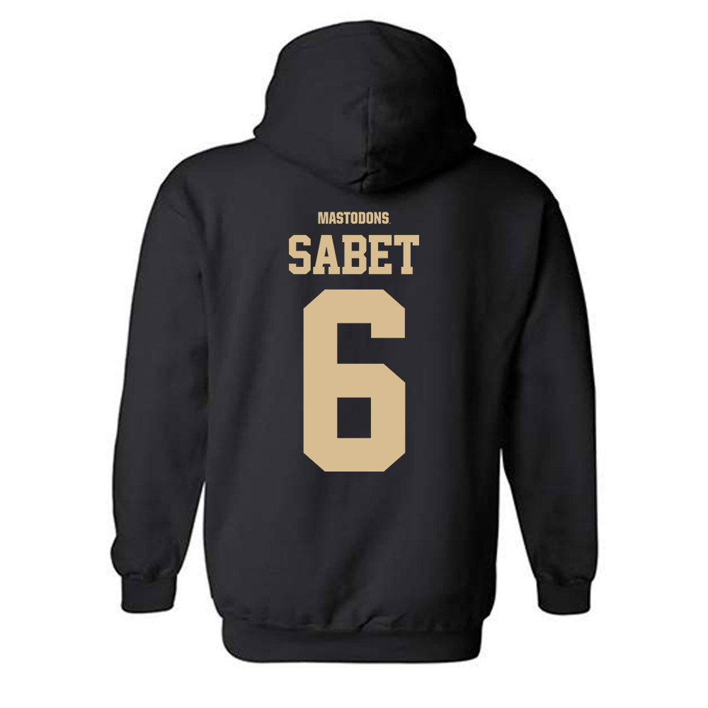 PFW - NCAA Women's Soccer : Dalia Sabet - Classic Shersey Hooded Sweatshirt-1