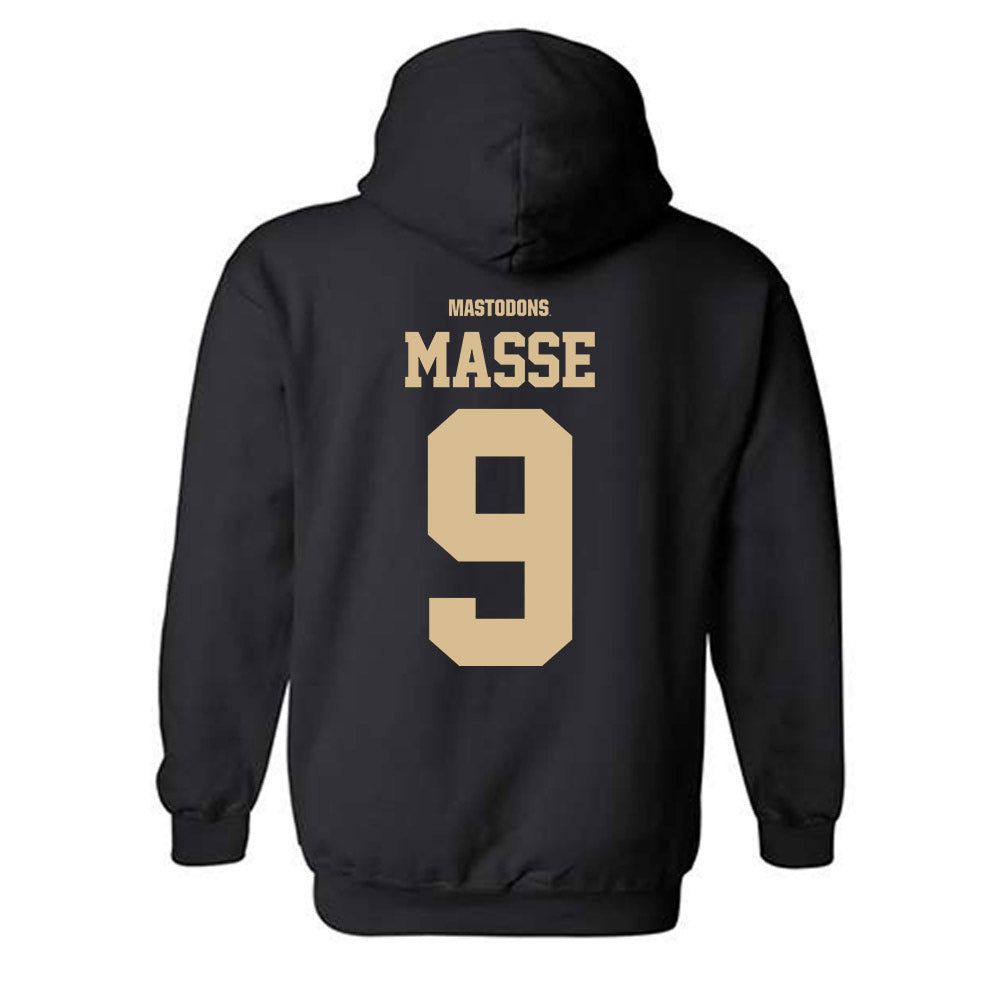 PFW - NCAA Women's Soccer : Bella Masse - Classic Shersey Hooded Sweatshirt-1