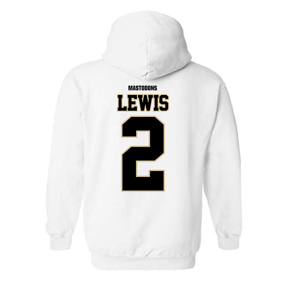 PFW - NCAA Men's Basketball : DeAndre Lewis - Classic Shersey Hooded Sweatshirt-1