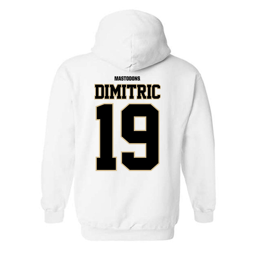 PFW - NCAA Women's Volleyball : Miona Dimitric - Classic Shersey Hooded Sweatshirt-1
