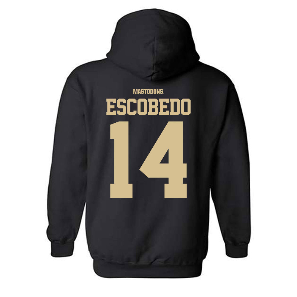 PFW - NCAA Men's Soccer : Jonny Escobedo - Classic Shersey Hooded Sweatshirt-1