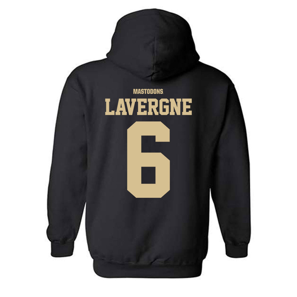 PFW - NCAA Men's Basketball : De'Vion Lavergne - Classic Shersey Hooded Sweatshirt-1