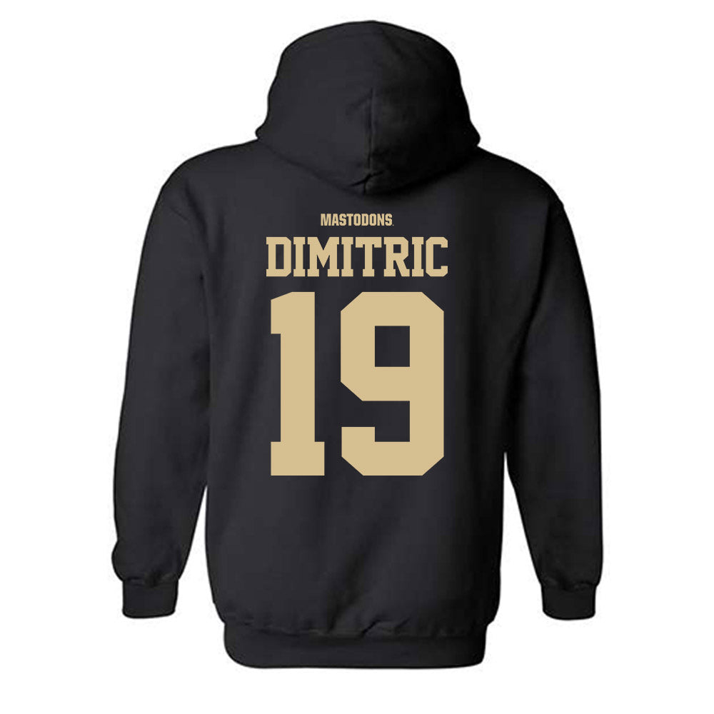 PFW - NCAA Women's Volleyball : Miona Dimitric - Classic Shersey Hooded Sweatshirt-1