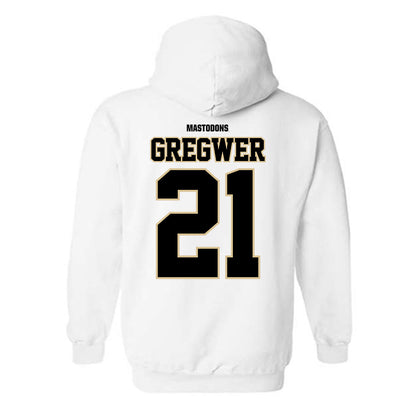 PFW - NCAA Women's Basketball : Claire Gregwer - Classic Shersey Hooded Sweatshirt-1