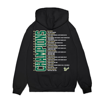 USF - NCAA Men's Track & Field : - Roster Premium Hooded Sweatshirt-1