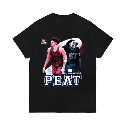 Arizona - NCAA Football : Keona Peat - Collage Comfort Colors T-Shirt-0