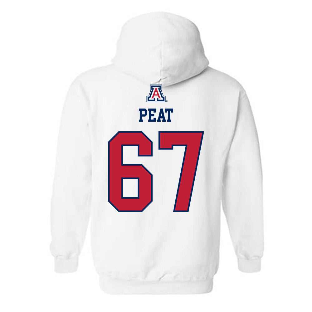 Arizona - NCAA Football : Keona Peat - Classic Shersey Hooded Sweatshirt-1