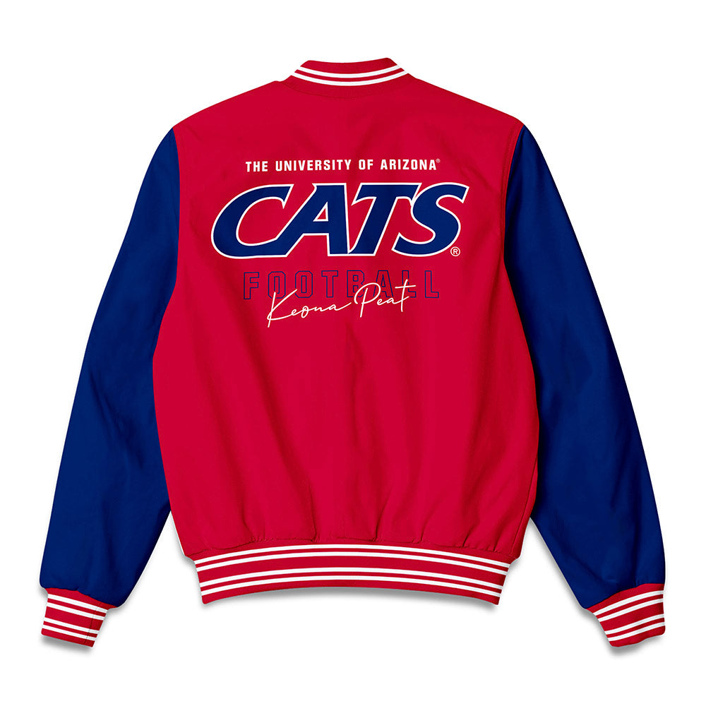 Arizona - NCAA Football : Keona Peat - Bomber Jacket-1