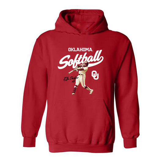 Oklahoma - NCAA Softball : Ella Parker - Collage Hooded Sweatshirt-0