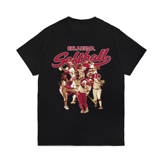Oklahoma - NCAA Softball : Ailana Agbayani - Team Collage Comfort Colors T-Shirt-0