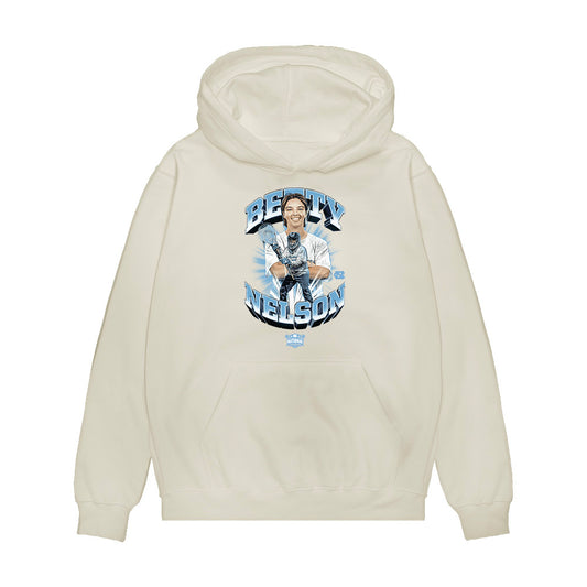 UNC - NCAA Women's Lacrosse : Betty Nelson - NCAA® Champions Collage Premium Hooded Sweatshirt-0