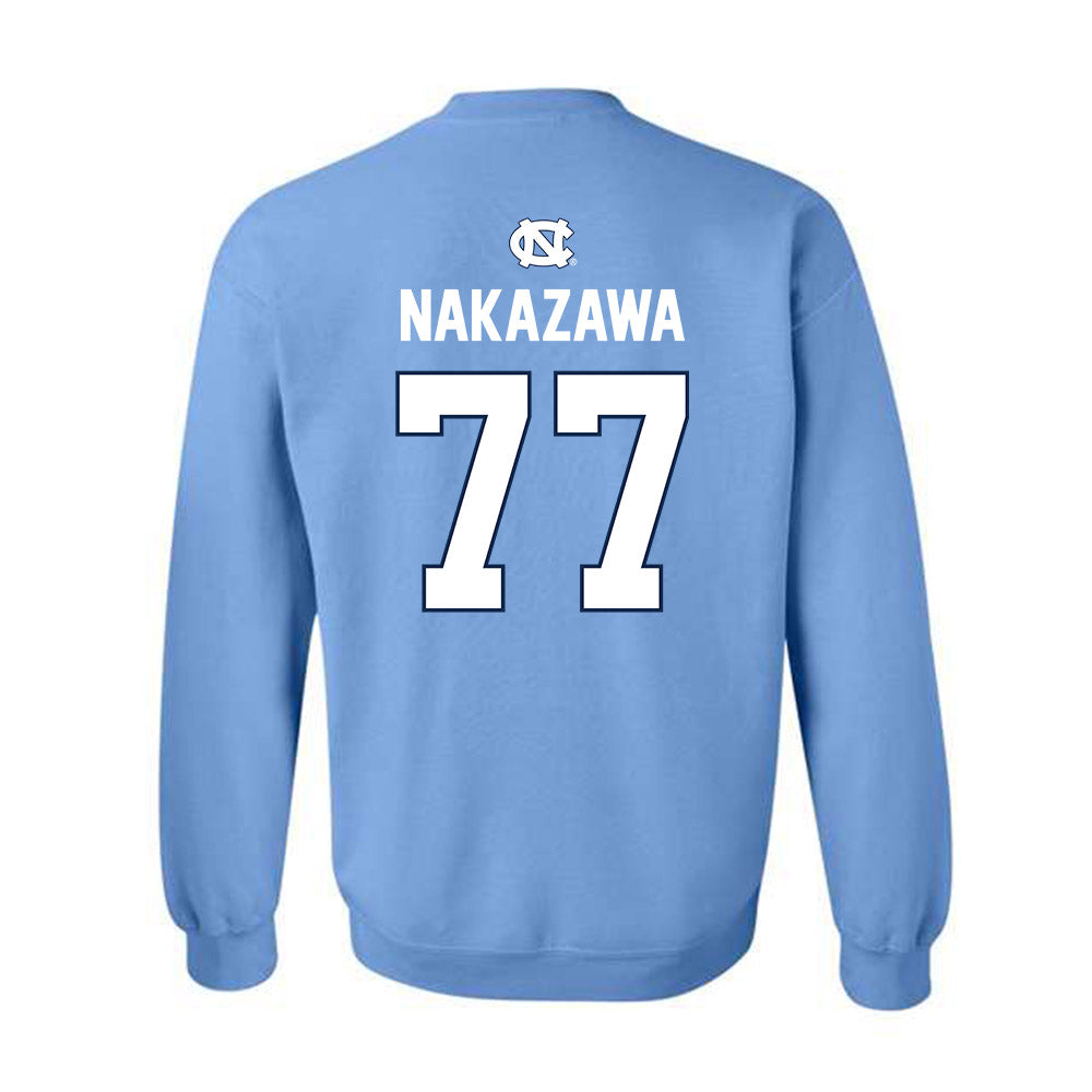 UNC - NCAA Women's Lacrosse : Negai Nakazawa - NCAA® Champions Classic Shersey Crewneck Sweatshirt-1