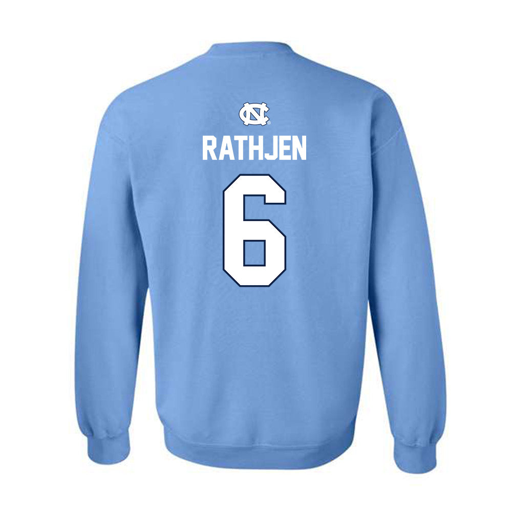UNC - NCAA Women's Lacrosse : Charlotte Rathjen - NCAA® Champions Classic Shersey Crewneck Sweatshirt-1