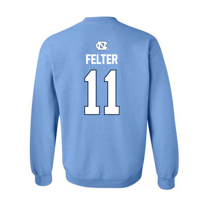 UNC - NCAA Women's Lacrosse : Darcy Felter - NCAA® Champions Classic Shersey Crewneck Sweatshirt-1