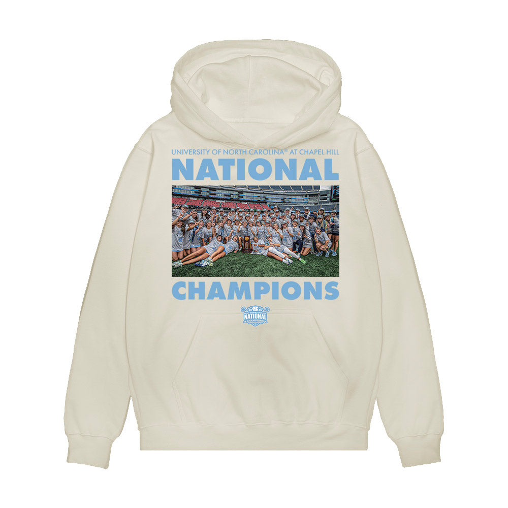UNC - NCAA Women's Lacrosse : - NCAA® Champions Premium Hooded Sweatshirt-0