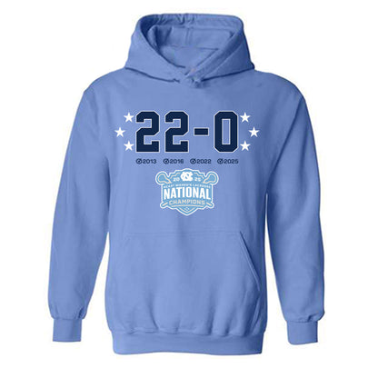UNC - NCAA Women's Lacrosse : Avery Roberts - NCAA® 22-0 National Champions Hooded Sweatshirt-0