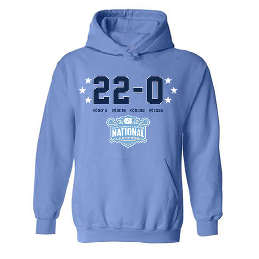 UNC - NCAA Women's Lacrosse : Kate Levy - NCAA® 22-0 National Champions Hooded Sweatshirt-0