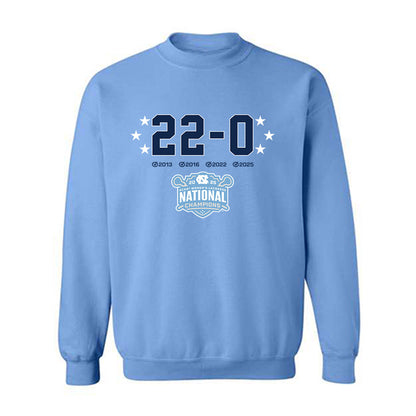 UNC - NCAA Women's Lacrosse : Julia OConnor - NCAA® 22-0 National Champions Crewneck Sweatshirt-0