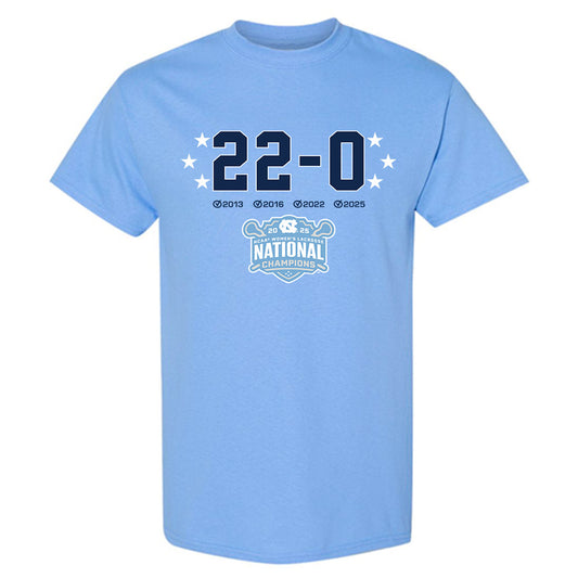 UNC - NCAA Women's Lacrosse : Ella Cabrera - NCAA® 22-0 National Champions T-Shirt-0