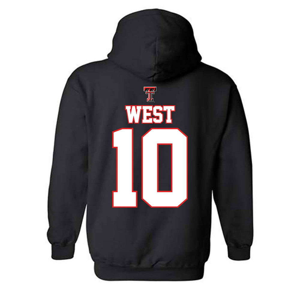 Texas Tech - NCAA Softball : Mallie West - NCAA® Classic Shersey Hooded Sweatshirt-1