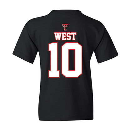 Texas Tech - NCAA Softball : Mallie West - NCAA® Classic Shersey Youth T-Shirt-1