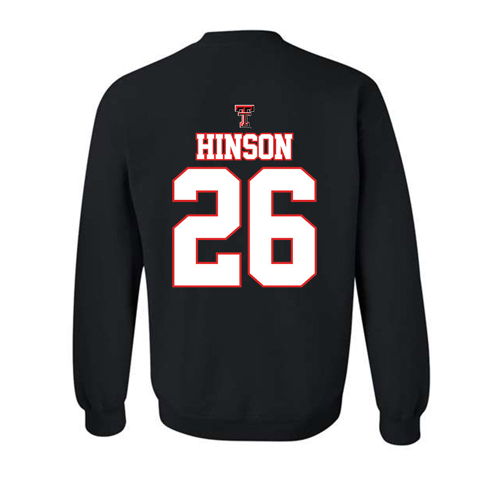 Texas Tech - NCAA Softball : Brianna Hinson - NCAA® Classic Shersey Crewneck Sweatshirt-1