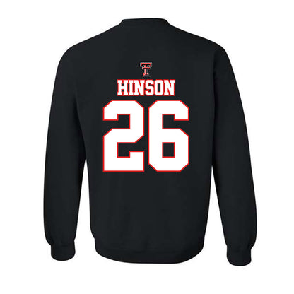 Texas Tech - NCAA Softball : Brianna Hinson - NCAA® Classic Shersey Crewneck Sweatshirt-1
