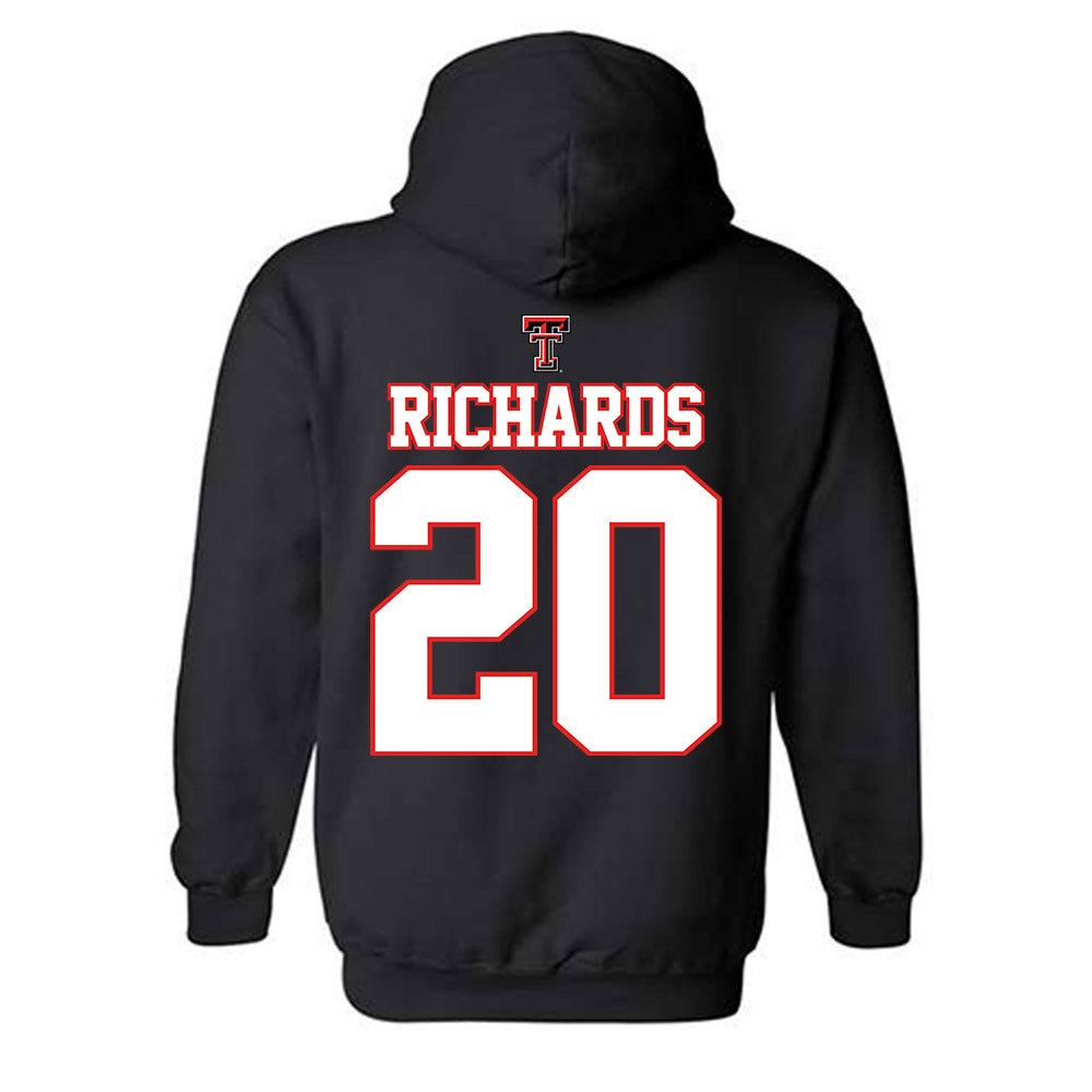 Texas Tech - NCAA Softball : Mia Richards - NCAA® Classic Shersey Hooded Sweatshirt-1