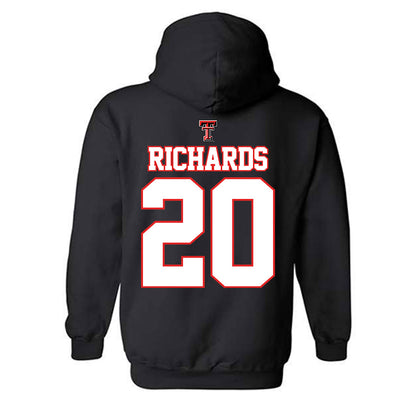 Texas Tech - NCAA Softball : Mia Richards - NCAA® Classic Shersey Hooded Sweatshirt-1