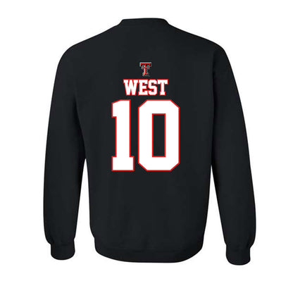 Texas Tech - NCAA Softball : Mallie West - NCAA® Classic Shersey Crewneck Sweatshirt-1