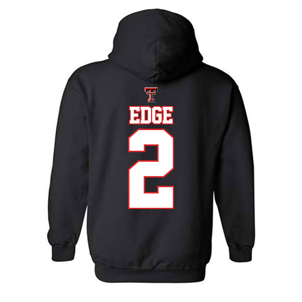 Texas Tech - NCAA Softball : Cimone Edge - NCAA® Classic Shersey Hooded Sweatshirt-1