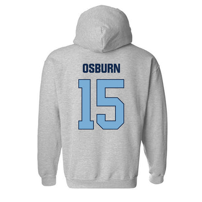 UNC - NCAA Women's Lacrosse : Eliza Osburn - National Champions Shersey Hooded Sweatshirt-1