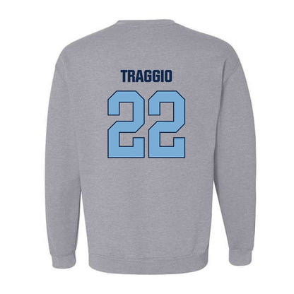 UNC - NCAA Women's Lacrosse : Ellie Traggio - National Champions Shersey Crewneck Sweatshirt-1