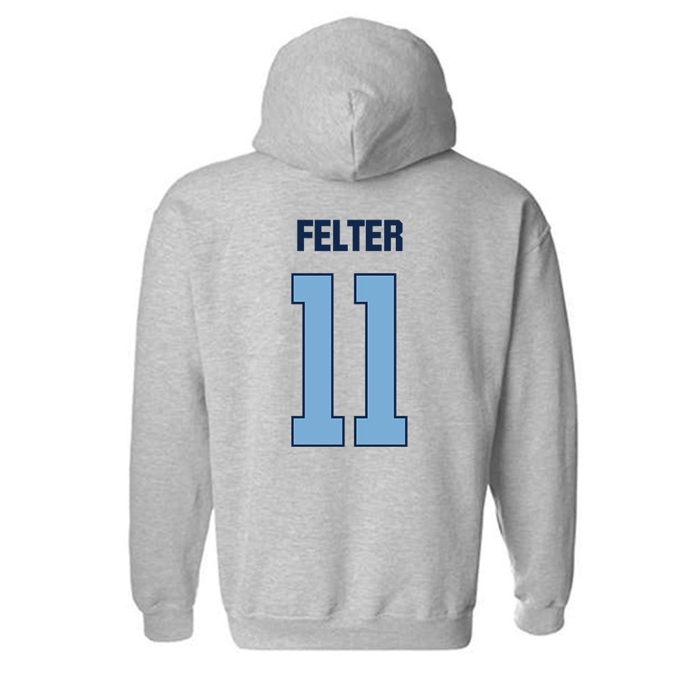 UNC - NCAA Women's Lacrosse : Darcy Felter - National Champions Shersey Hooded Sweatshirt-1