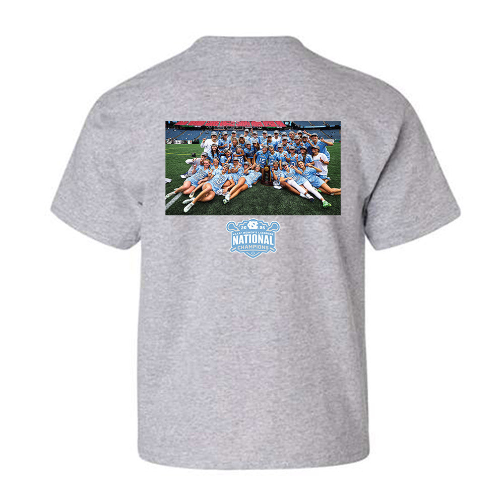 UNC - NCAA Women's Lacrosse : - NCAA® National Champs Celebration Youth T-Shirt-1