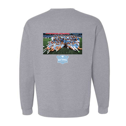 UNC - NCAA Women's Lacrosse : - NCAA® National Champs Celebration Crewneck Sweatshirt-1