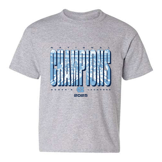 UNC - NCAA Women's Lacrosse : - NCAA® National Champs Celebration Youth T-Shirt-0